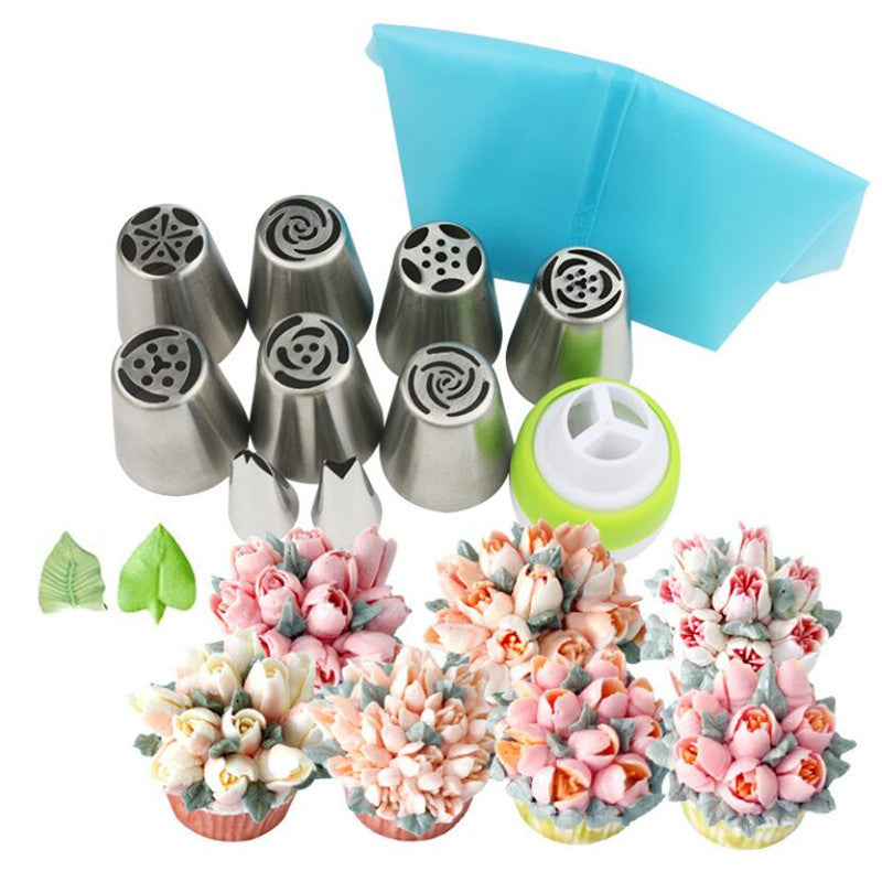 Douilles à glaçage tulipe russe, douilles à confiserie, douilles à crème, douilles à pâtisserie, outils de décoration de cupcakes et gâteaux