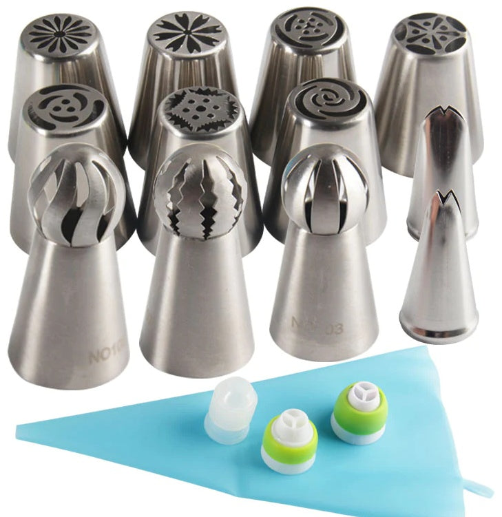 Douilles à glaçage tulipe russe, douilles à confiserie, douilles à crème, douilles à pâtisserie, outils de décoration de cupcakes et gâteaux